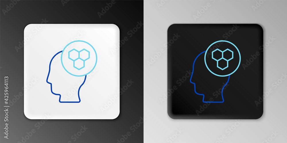 Line Beekeeper icon isolated on grey background. Special protective uniform. Colorful outline concept. Vector Line Beekeeper icon isolated on grey background. Special protective uniform. Colorful outline concept. Vector