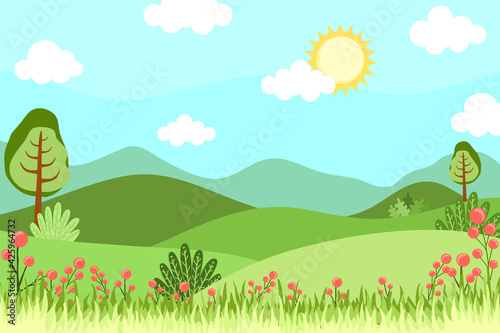 Spring Background Vector