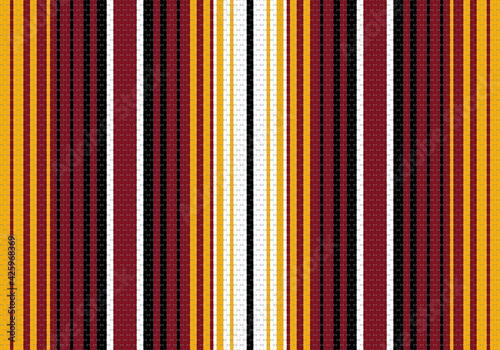Colorful stripes background. Mexican blanket vector seamless pattern. Serape design. Ornament for Cinco de Mayo fiesta decor. Ethnic boho fabric illustration. Western decor style.