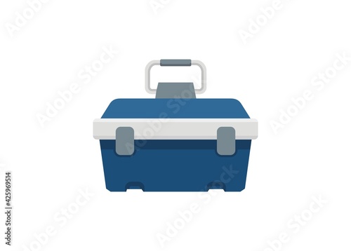 Tool box. Simple flat illustration.