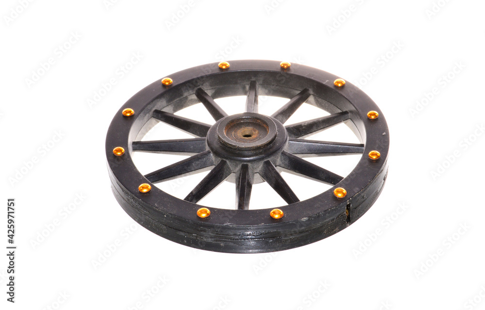 Obraz premium wheel isolated on white background