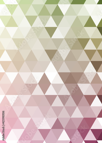 Abstract color Low-Polygones Generative Art background illustration