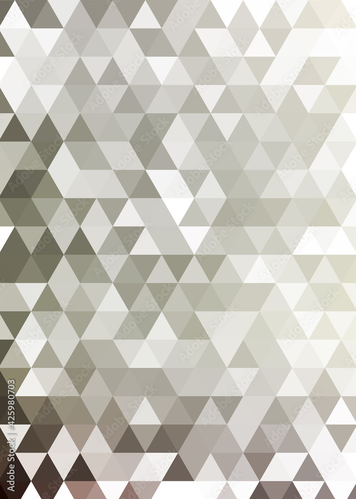 Obraz premium Abstract color Low-Polygones Generative Art background illustration