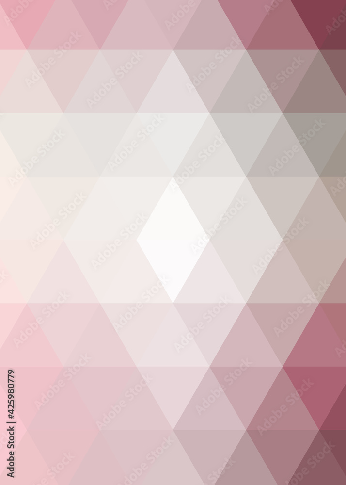 Fototapeta premium Abstract color Low-Polygones Generative Art background illustration