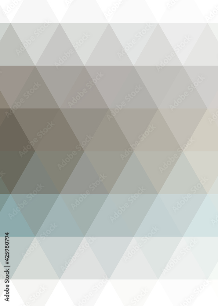 Fototapeta premium Abstract color Low-Polygones Generative Art background illustration