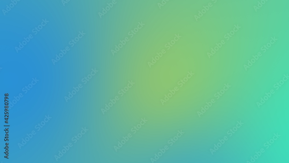 Abstract green and blue gradient soft color background. Ecology concept for your graphic design.