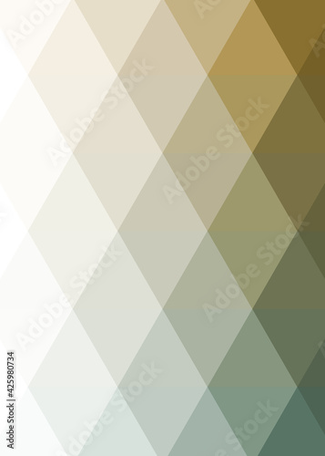 Abstract color Low-Polygones Generative Art background illustration