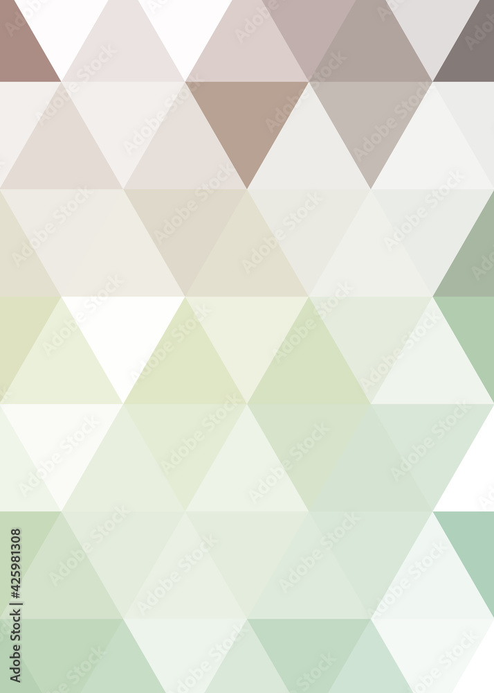 Fototapeta premium Abstract color Low-Polygones Generative Art background illustration