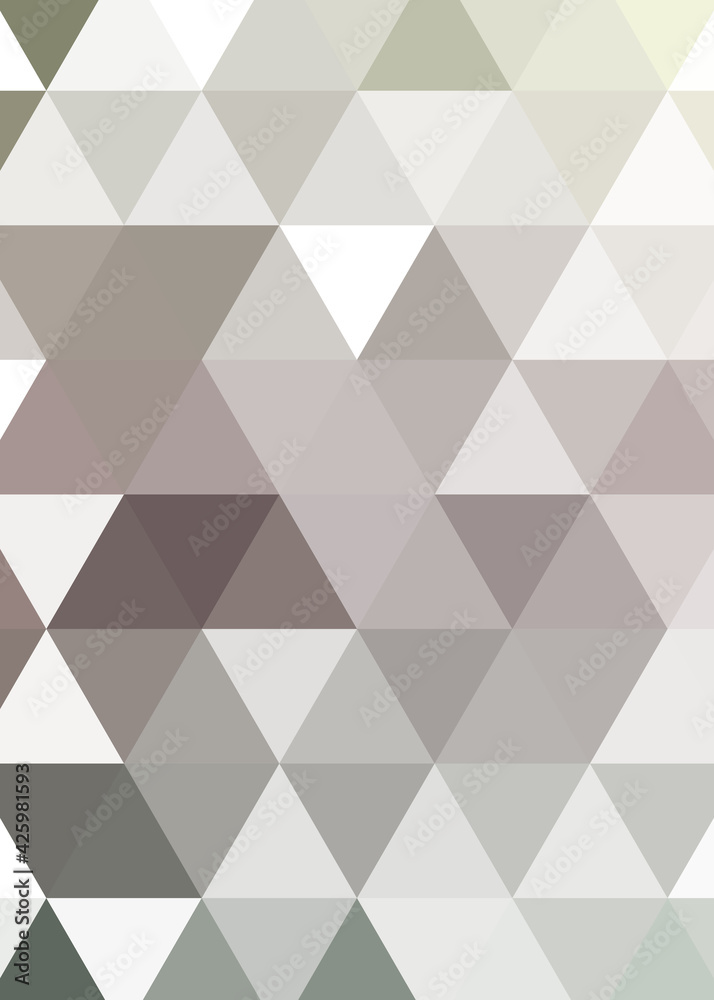 Fototapeta premium Abstract color Low-Polygones Generative Art background illustration