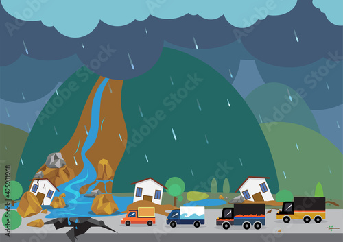 rainfall and landslide