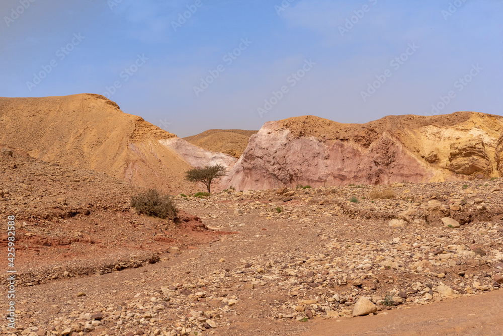 Red Canyon in southern Israel. natural rock formations.
Red Canyon in southern Israel. natural rock formations.