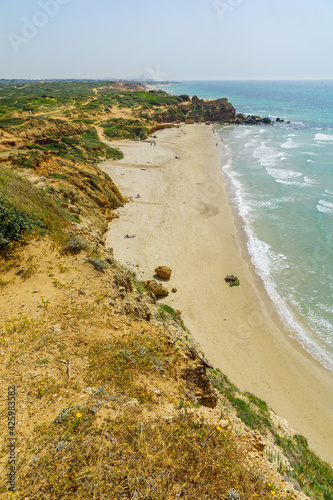 View of the Gedor Beach Sea Reserve, Hadera photo