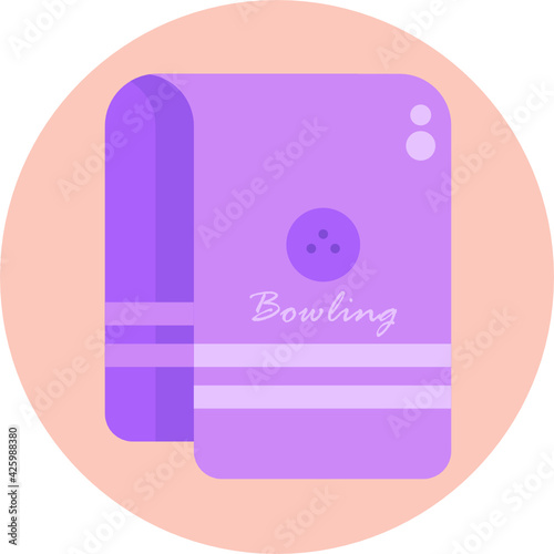 Bowling Icon. Vector Illustration.