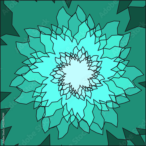 Seamless mandala pattern.