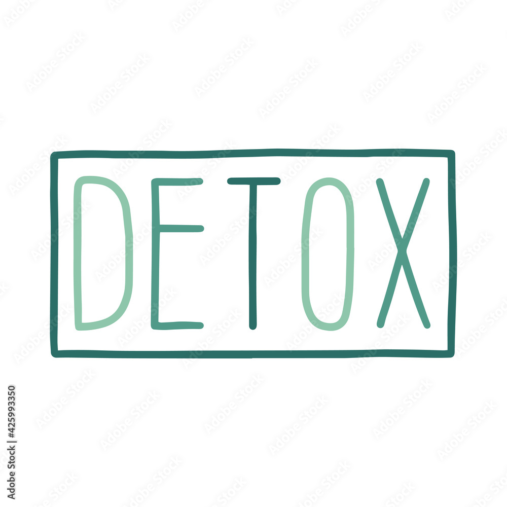 Detox vector lettering. Detox logo emblem design for healthy food and drink products. Template for restaurant, cafe, menu, print, stamp, emblem, label. Detox vector lettering. Detox logo emblem design for healthy food and drink products. Template for restaurant, cafe, menu, print, stamp, emblem, label.