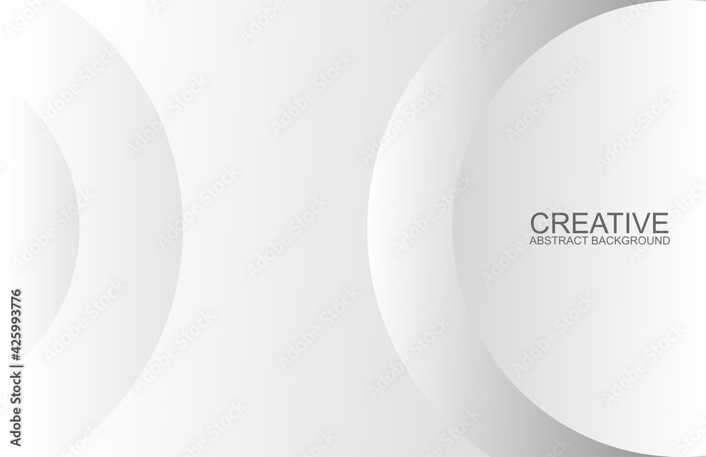Design Background Abstract Minimalism White Gradient Rounded Shape