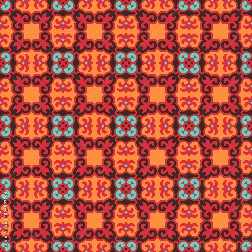 Vector ornamental seamless pattern. Background and wallpaper in ethnic style. Vector illustration can be used for backgrounds, motifs, textile, wallpapers, fabrics, gift wrapping, templates. Vector ornamental seamless pattern. Background and wallpaper in ethnic style. Vector illustration can be used for backgrounds, motifs, textile, wallpapers, fabrics, gift wrapping, templates.