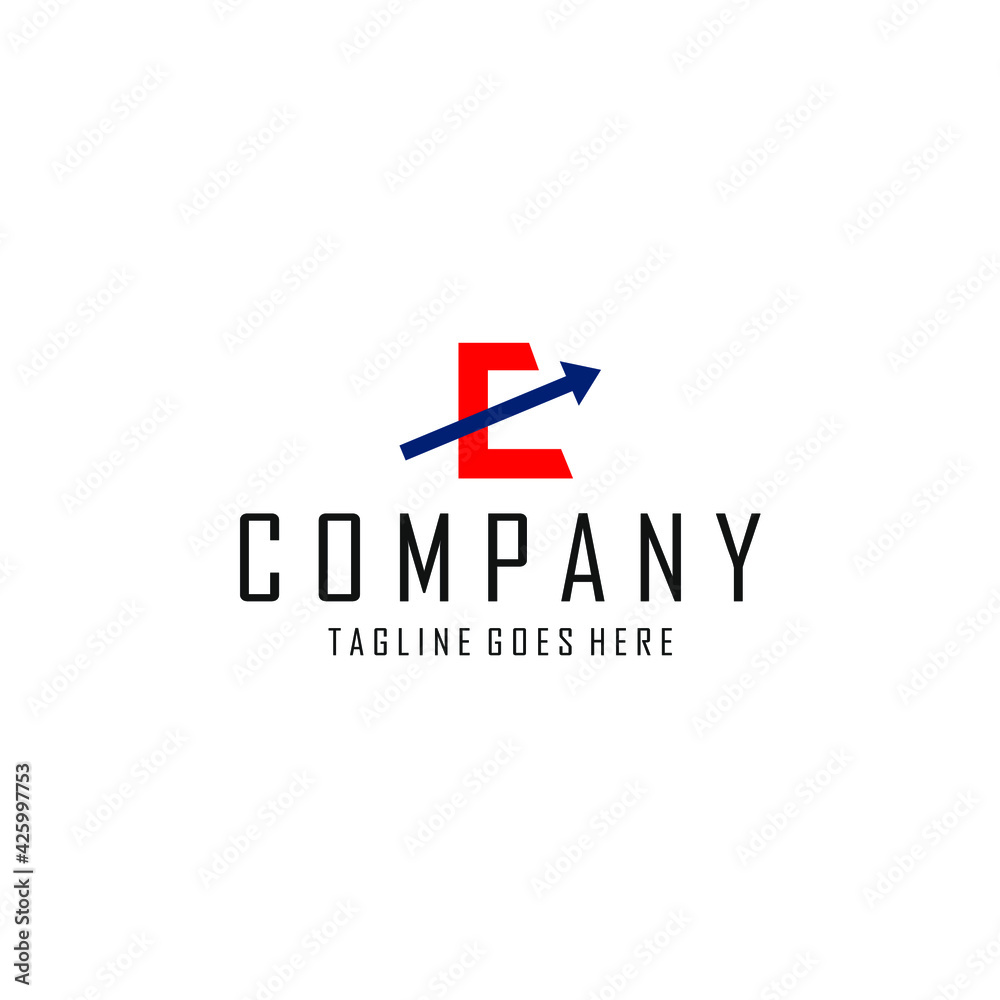 letter C logo and arrow in the middle letter C logo and arrow in the middle
