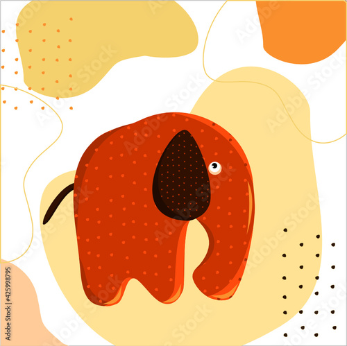 elephant, abstraction, sun, postcard, animals, africa, sad elephant, baby, set, peas, banner, fabric, cute, mimi, cute, baby, for kids, wallpaper