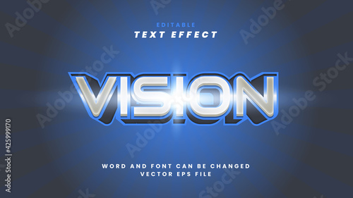 Vision text effect