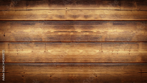 Old brown rustic dark grunge wooden timber texture - wood background banner..