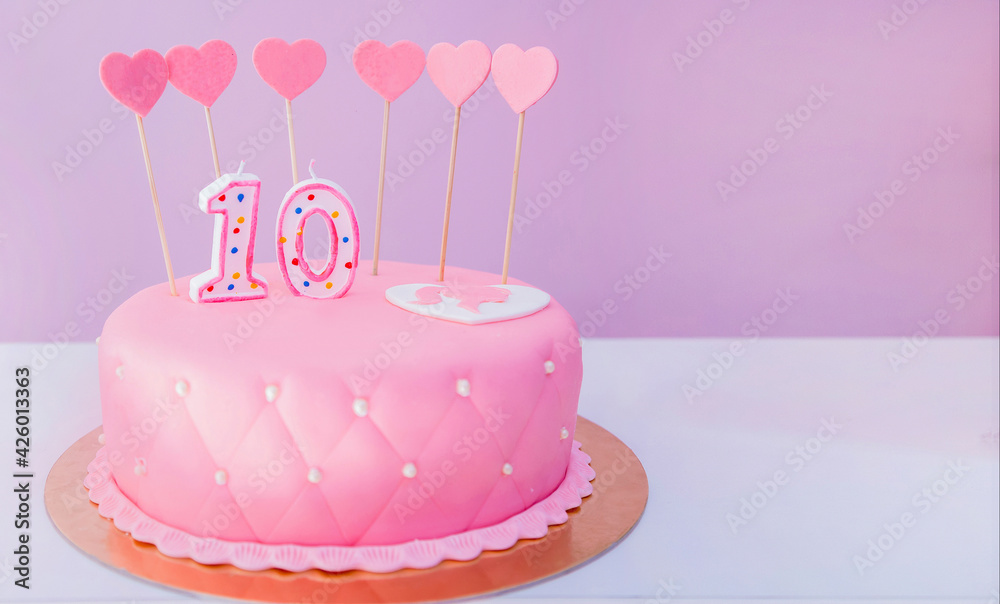 beautiful-children-s-pink-happy-birthday-cake-for-a-girl-with-hearts