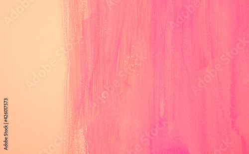 Handmade, hand drawn. Pink pastel, neutral, beige grunge color watercolour texture background. Abstract painting artwork.
