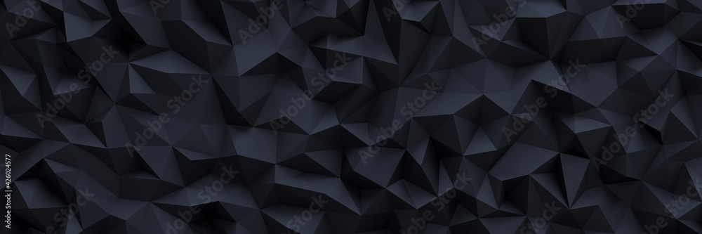 Abstrakter dunkler Low Poly Polygon Hintergrund Abstrakter dunkler Low Poly Polygon Hintergrund