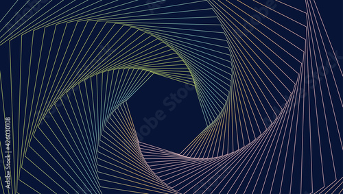 Fototapeta Naklejka Na Ścianę i Meble -  abstract blue background, Line abstract background, Abstract pattern from lines