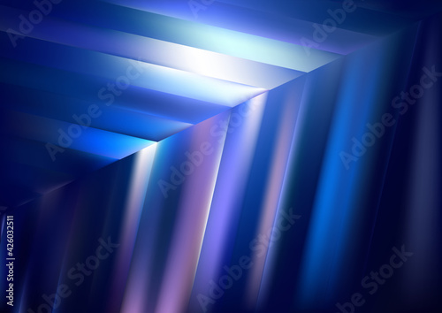 Blue and Purple Abstract Arrow Background Image