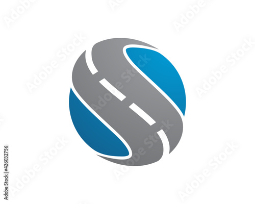 s roadway logo icon template