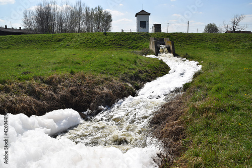 Zrenjanin Serbia Begej river irrigation canal photo