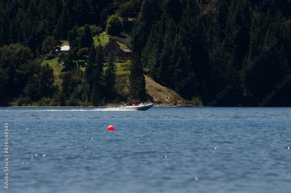 speed langa sailing on a lake