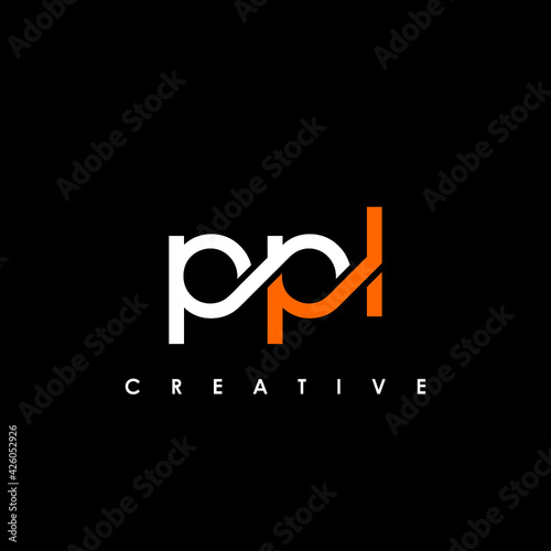 Foto PPL Letter Initial Logo Design Template Vector Illustration