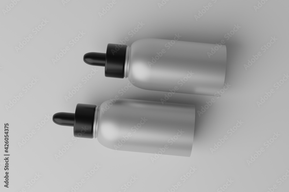 Plain Realistic 3D Bottle Mockup Plain Realistic 3D Bottle Mockup