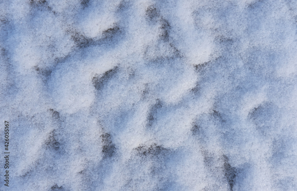 Obraz premium Snow patterns in the sand.