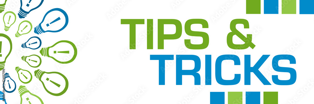 Tips And Tricks Green Blue Bulbs Circular Horizontal Tips And Tricks Green Blue Bulbs Circular Horizontal
