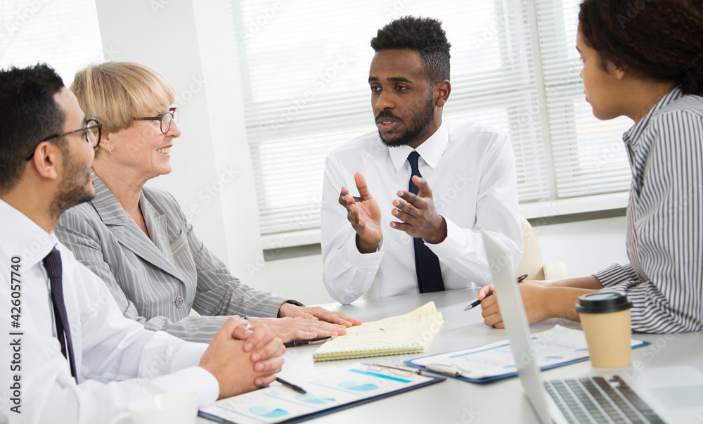 Business people working together in the office Business people working together in the office