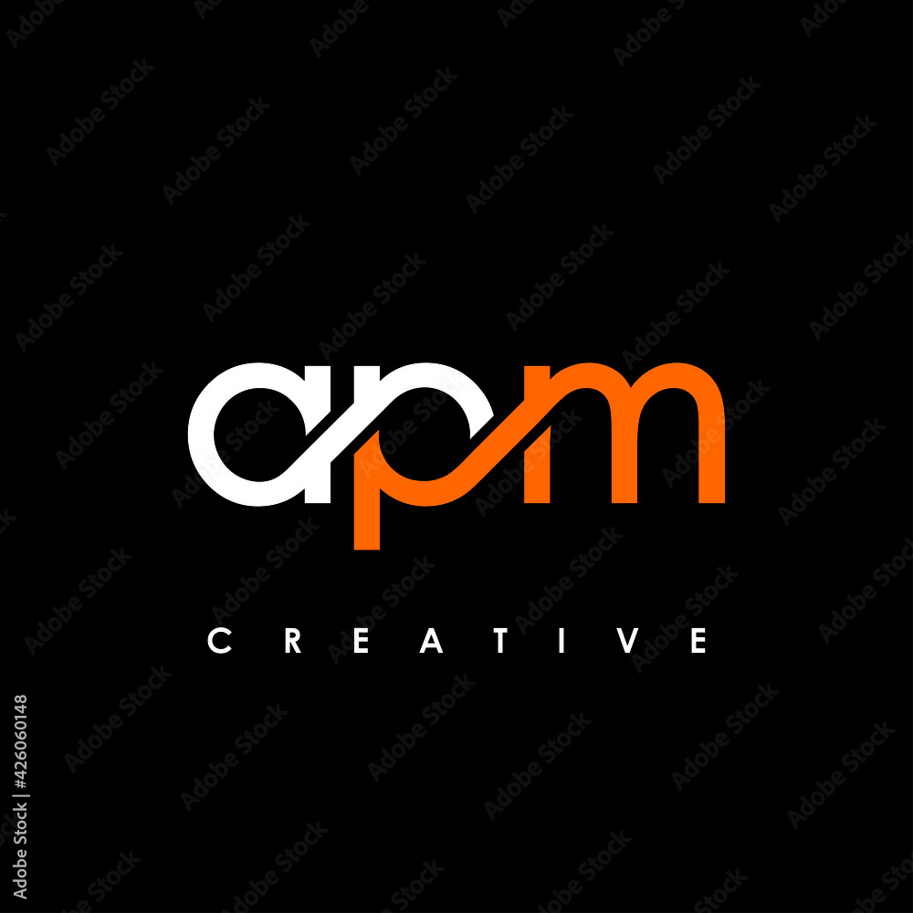 APM Letter Initial Logo Design Template Vector Illustration APM Letter Initial Logo Design Template Vector Illustration