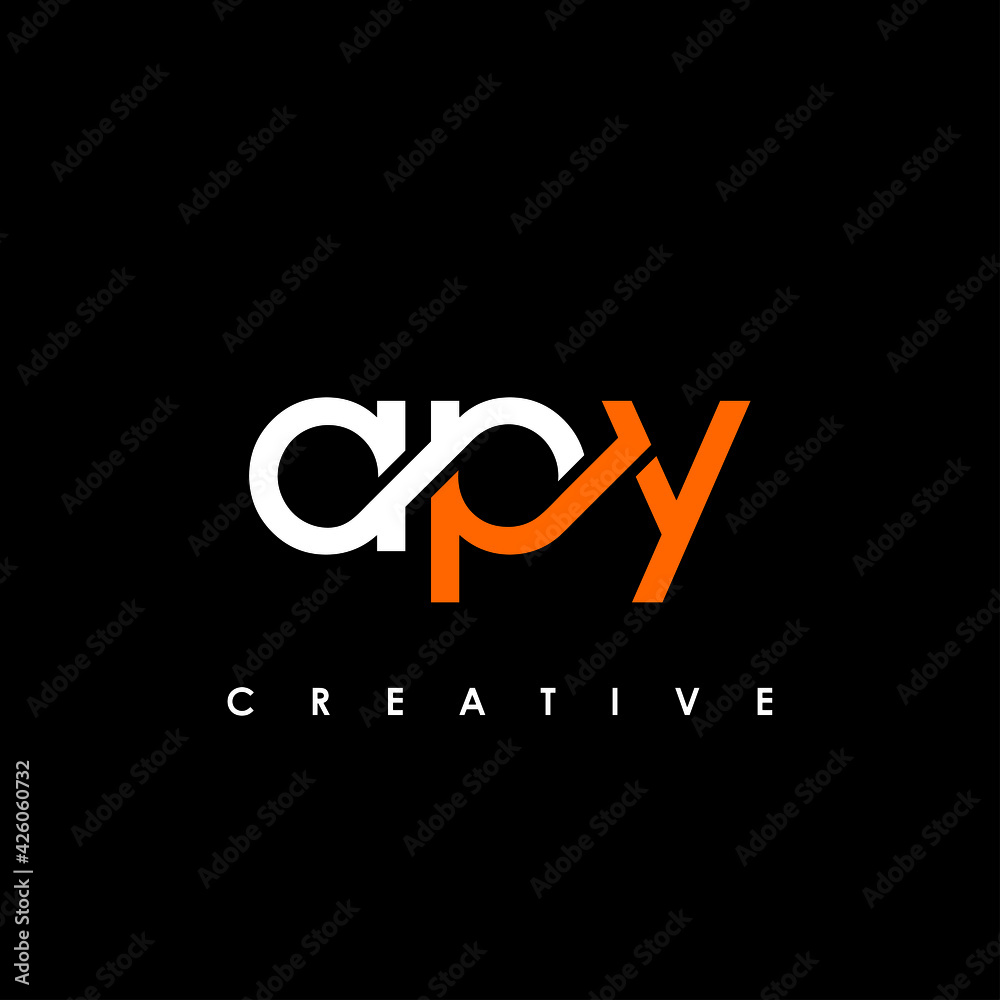 APY Letter Initial Logo Design Template Vector Illustration APY Letter Initial Logo Design Template Vector Illustration