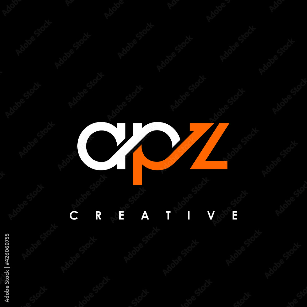 APZ Letter Initial Logo Design Template Vector Illustration