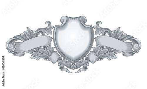 Vintage Ornate Frame vector #1035