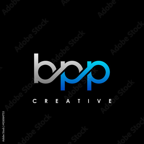 BPP Letter Initial Logo Design Template Vector Illustration