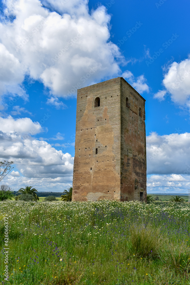 Torreón de San Antonio - Gerena, Spain . Arab tower from the 11th century