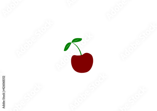 Symbol einer Kirsche