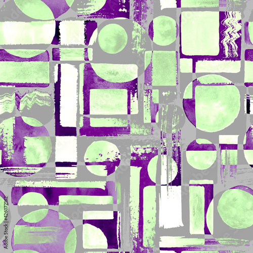 Contemporary art multicolor...