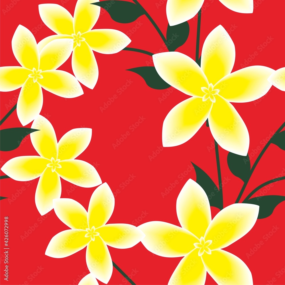 Obraz premium Seamless Pattern With Floral Motifs able to print for cloths, tablecloths, blanket, shirts, dresses, posters, papers.