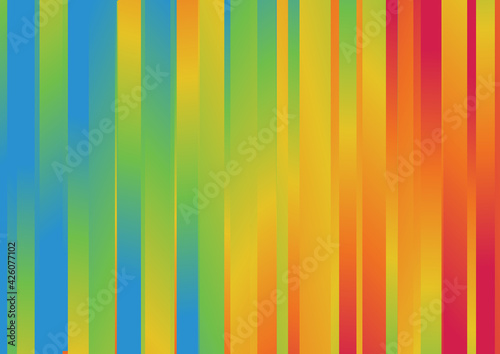 Parallel Vertical Stripes Pink Blue and Orange Gradient Background Image