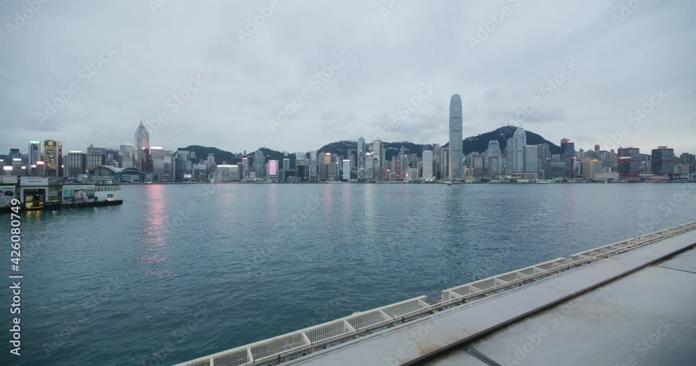 Hong Kong city night Hong Kong city night