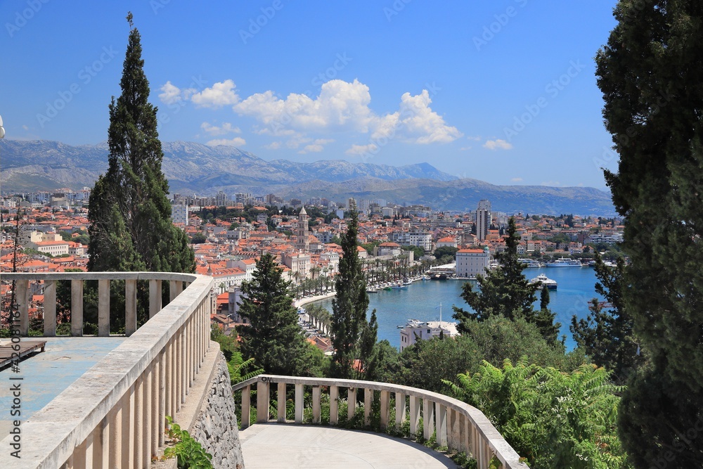 Fototapeta premium Split Croatia - landmarks of Croatia